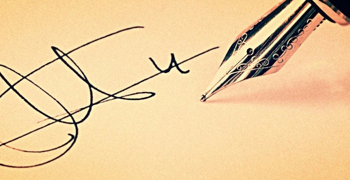 امضای اسناد تعهدآور