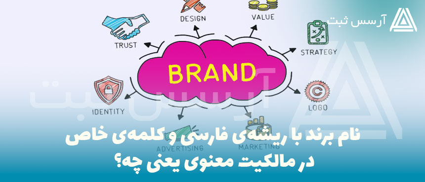نام برند با ریشه‌ی فارسی و کلمه‌ی خاص در مالکیت معنوی یعنی چه؟